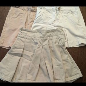 Girl's school uniform skorts